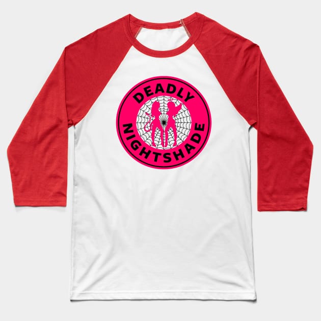 RWO DEADLY NIGHTSHADE Baseball T-Shirt by BIG DAWG APPAREL